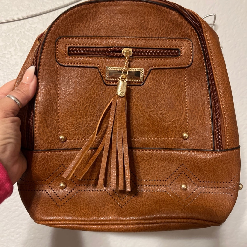 Small Brown Backpack